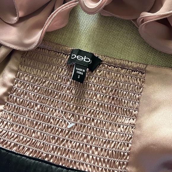 bebe Mauve Ruffle Tank Top - Picture 3 of 3